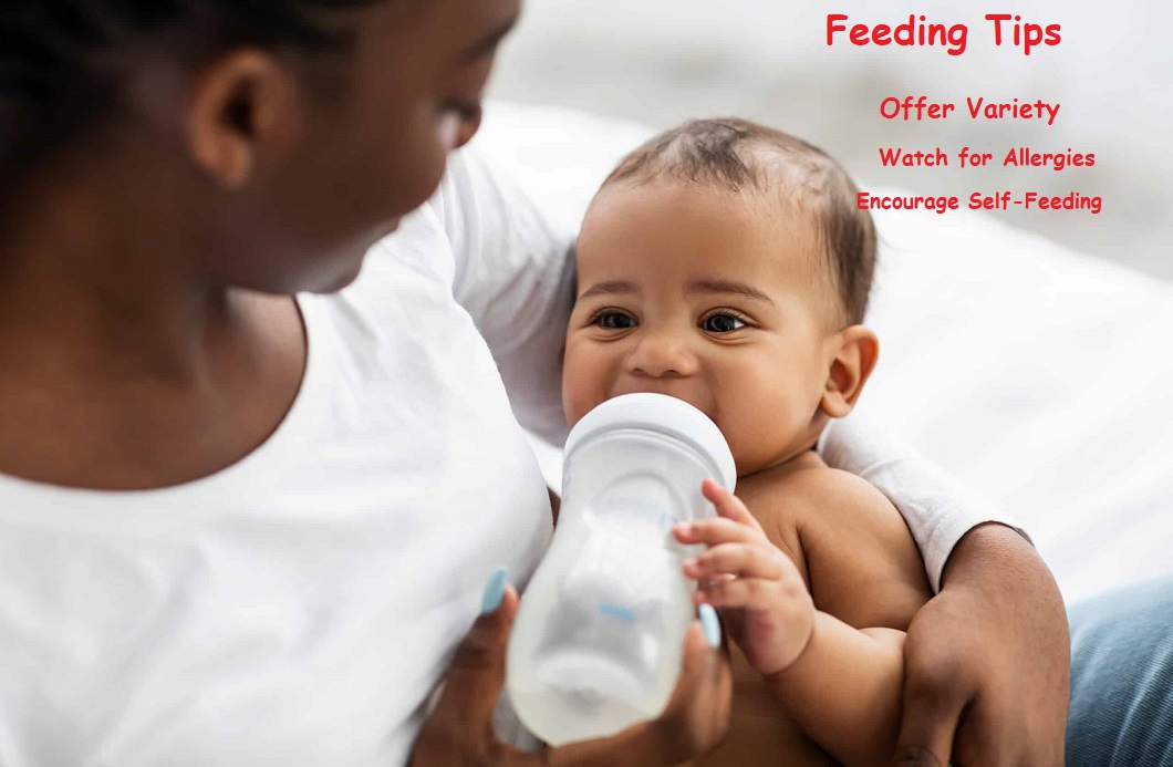 African,American,Woman,Feeding,Her,Child,From,Baby,Bottle