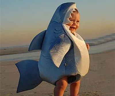 Baby shark suit.